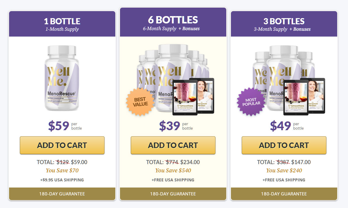 MenoRescue.com price